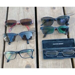 Women's Eyeglasses Lot of 6 Pairs of Eyeglasses Ray Ban guess frame only